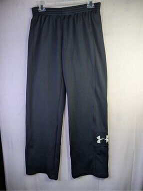 Under Armour woman's Semi-Fitted Black Athletic Pants Medium